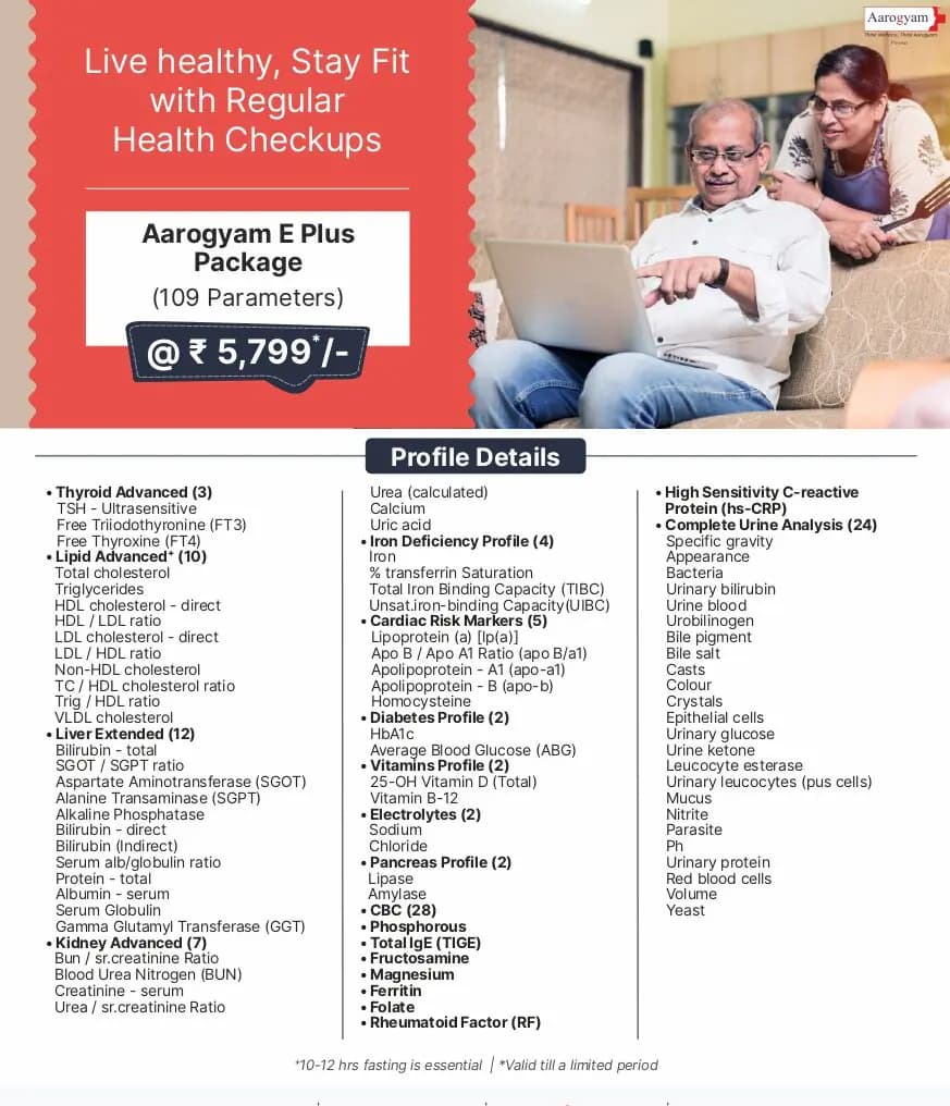 Aarogyam E Plus Package